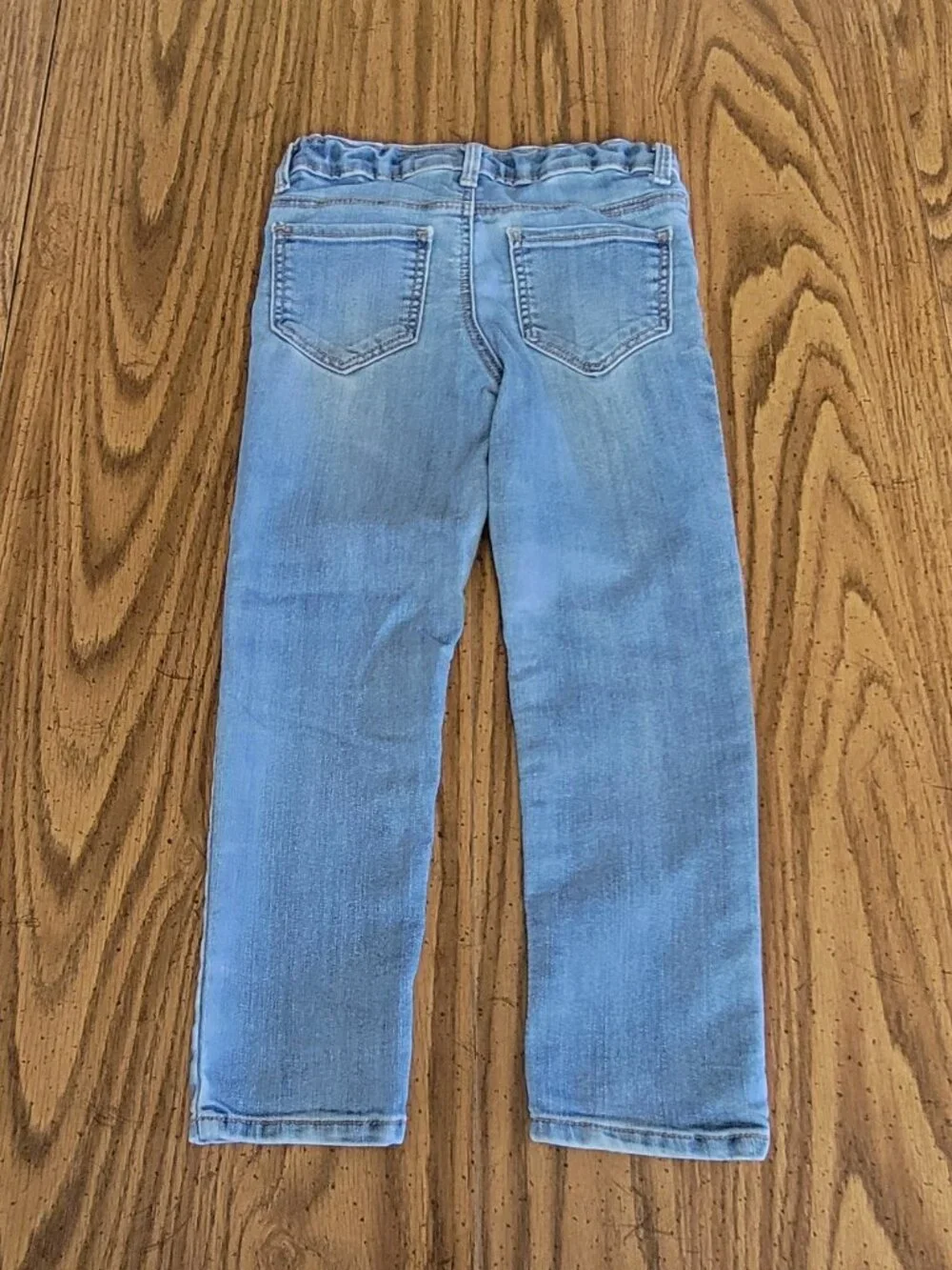OshKosh B'gosh Girls Size 5 Skinny Jeans Light Wash Stretch Denim Adjustable
